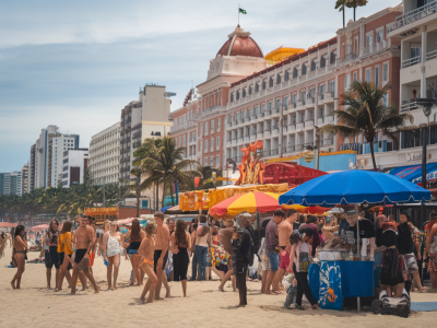 Histoire et conseils pour visiter Copacabana: calçadão sécurité baignade