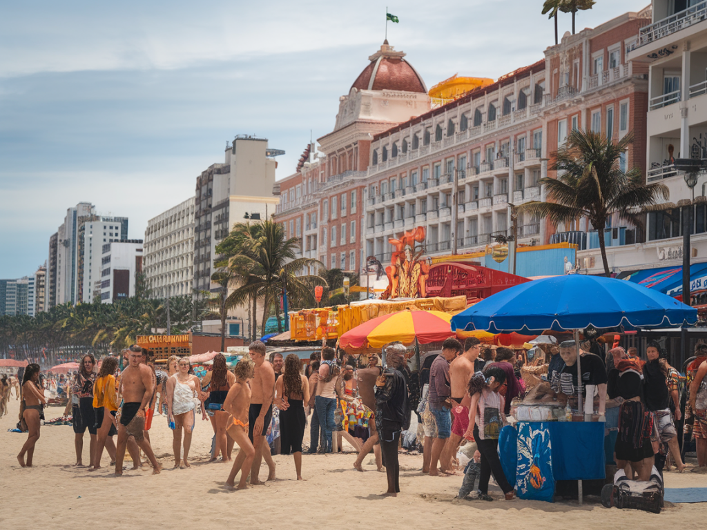 Histoire et conseils pour visiter Copacabana: calçadão sécurité baignade