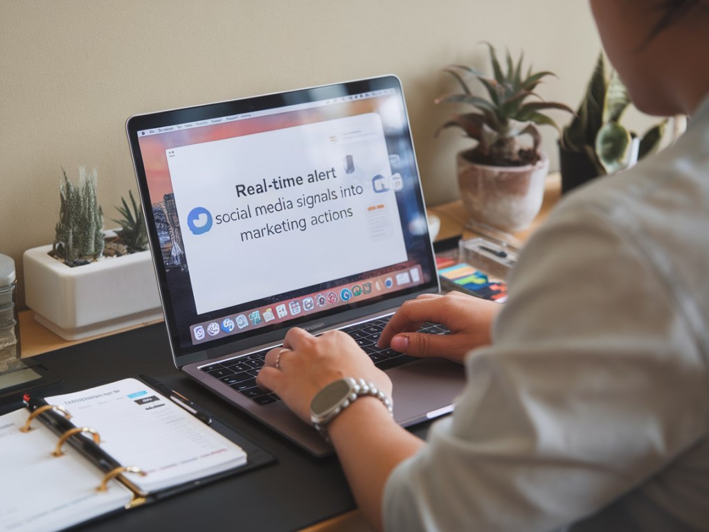 Comment créer une alerte temps réel qui transforme les signaux réseaux sociaux en actions marketing immédiates