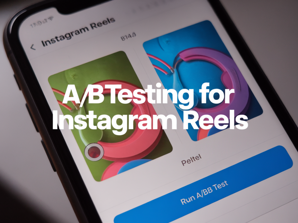 Comment utiliser les tests a/b sur vos creatives instagram reels pour multiplier le taux d'engagement sans augmenter le budget